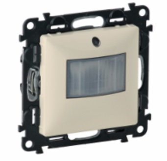 LEGRAND 752270 Модуль датчика движения 180°, без нейтрали, 250Вт, с лицевой панелью, слоновая кость, Valena Life