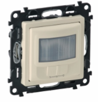 LEGRAND 752272 Модуль датчика движения 180°, без нейтрали, с ручным управлением, 250Вт, с лицевой панелью, слоновая кость, Valena Life