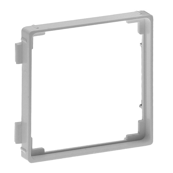 LEGRAND 752343 Адаптер для механизмов 50х50мм в соответствии с DIN49075, с лицевой панелью 50х50 мм, алюминий, Valena Life