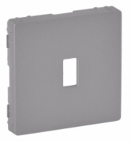 LEGRAND 754752 Лицевая панель для розетки USB 753082, алюминий, Valena Life
