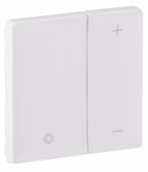 LEGRAND 754890 Лицевая панель для кнопочных светорегуляторов 752062/752067, белая, Valena Life