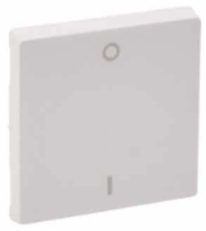 LEGRAND 755120 Лицевая панель для выключателя двухполюсного 752002, белая, Valena Life