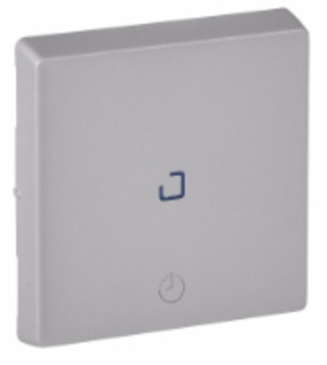 LEGRAND 755212 Лицевая панель для выключателей 752032/752061, алюминий, Valena Life