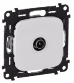 LEGRAND 753751 Модуль розетки TV звезда, 0-2400 МГц, c лицевой панелью, белый, Valena Allure