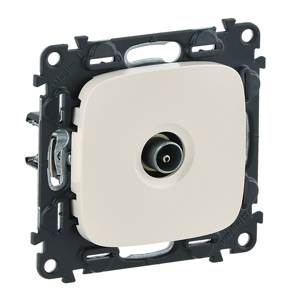 LEGRAND 753851 Модуль розетки TV звезда, 0-2400 МГц, слоновая кость, Valena Allure