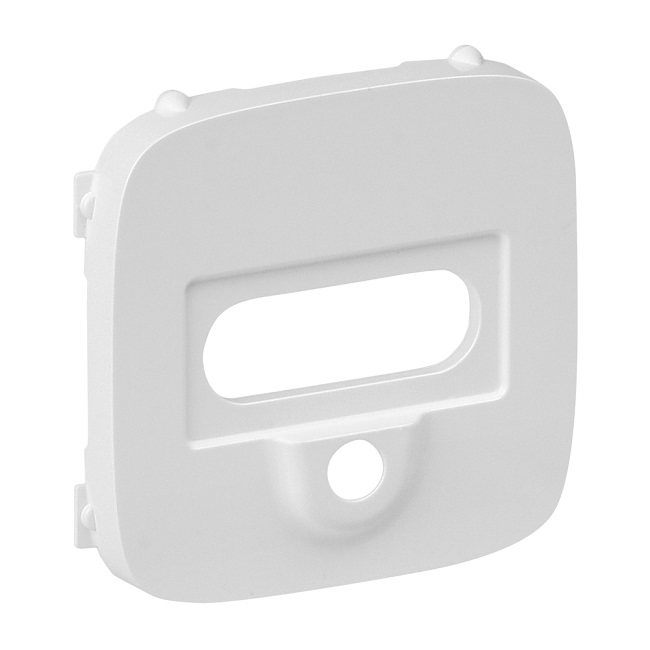 LEGRAND 754705 Модуль розетки для аудио/видео устройств с разьемами HD15, гнездо Jack 3.5мм, с лицевой панелью, белый, Valena Allure