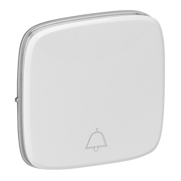 LEGRAND 755015 Лицевая панель для кнопочного выключателя 752011, белая, Valena Allure