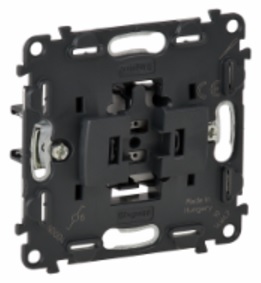 LEGRAND 752010 Механизм переключателя на 2 направления, с зажимом нейтрали, безвинтовые зажимы, без лицевой панели, 10АХ, 250В, Valena InMatic