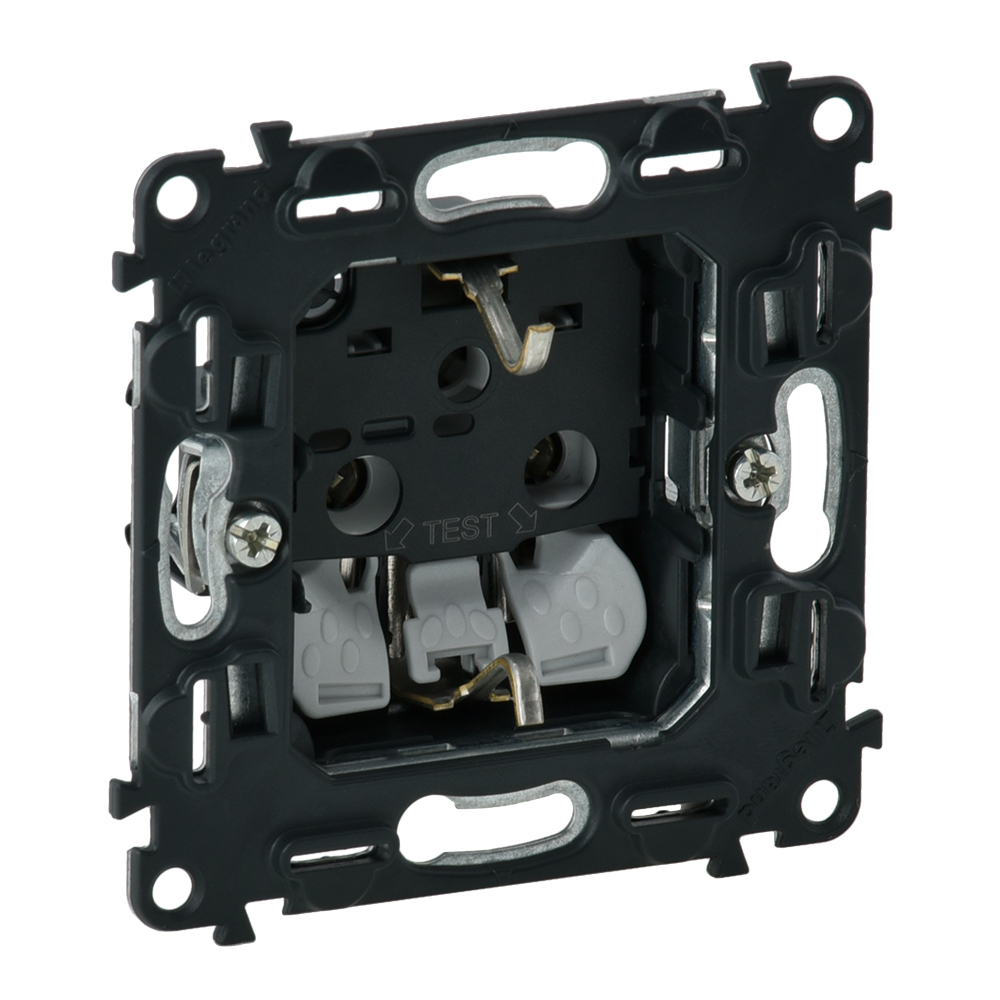 LEGRAND 753021 Механизм силовой розетки 2К+З, немецкий стандарт, безвинтовые зажимы, без лицевой панели, 16А, 250В, Valena InMatic
