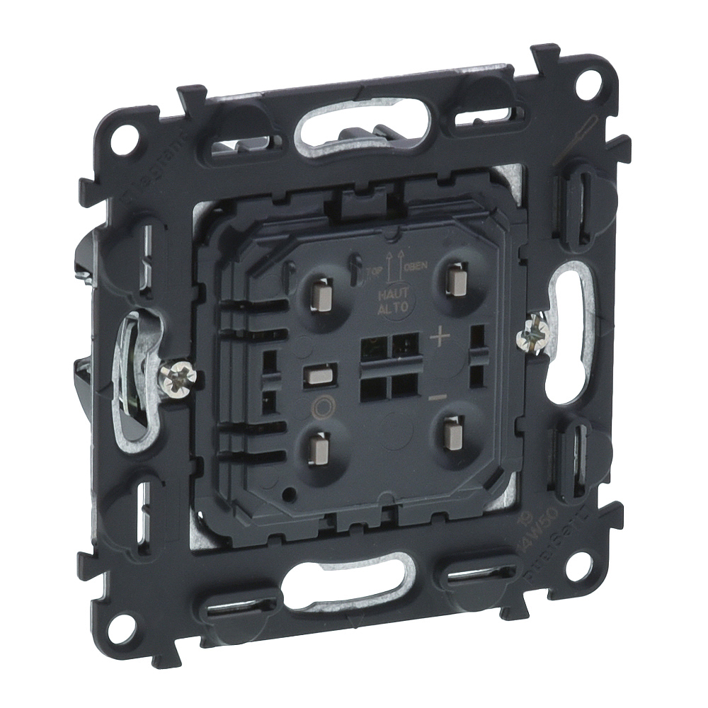LEGRAND 752062 Механизм кнопочного светорегулятора, без нейтрали, винтовые зажимы, без лицевой панели, 6A, 250В, Valena InMatic