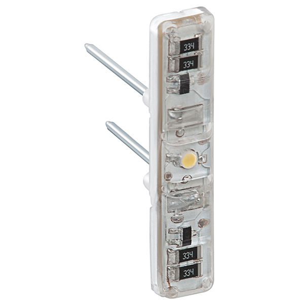 LEGRAND 067688 Втычная светодиодная лампа с индикацией и зажимом нейтрали, для переключателя на два направления, 230В, 3 мА, для механизмов Celiane и