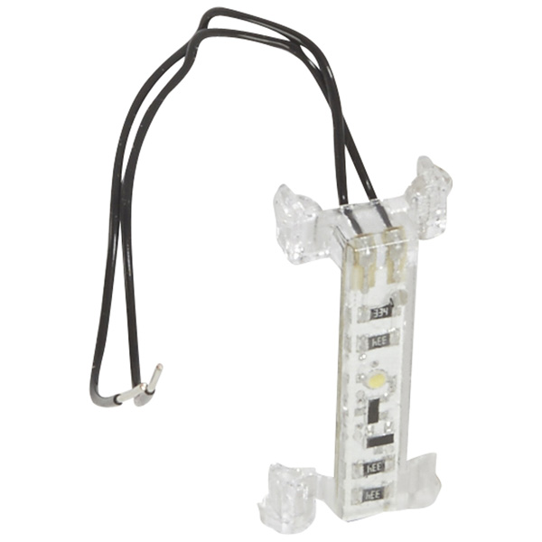 LEGRAND 665090 Светодиодная лампа подсветки проводного подключения к промежуточному переключателю, 230В, 0.15 мА, цвет свечения - синий, для механизмо