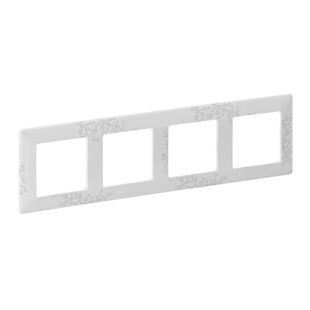 LEGRAND 754124 Рамка 4 поста, эл грей, Valena Life