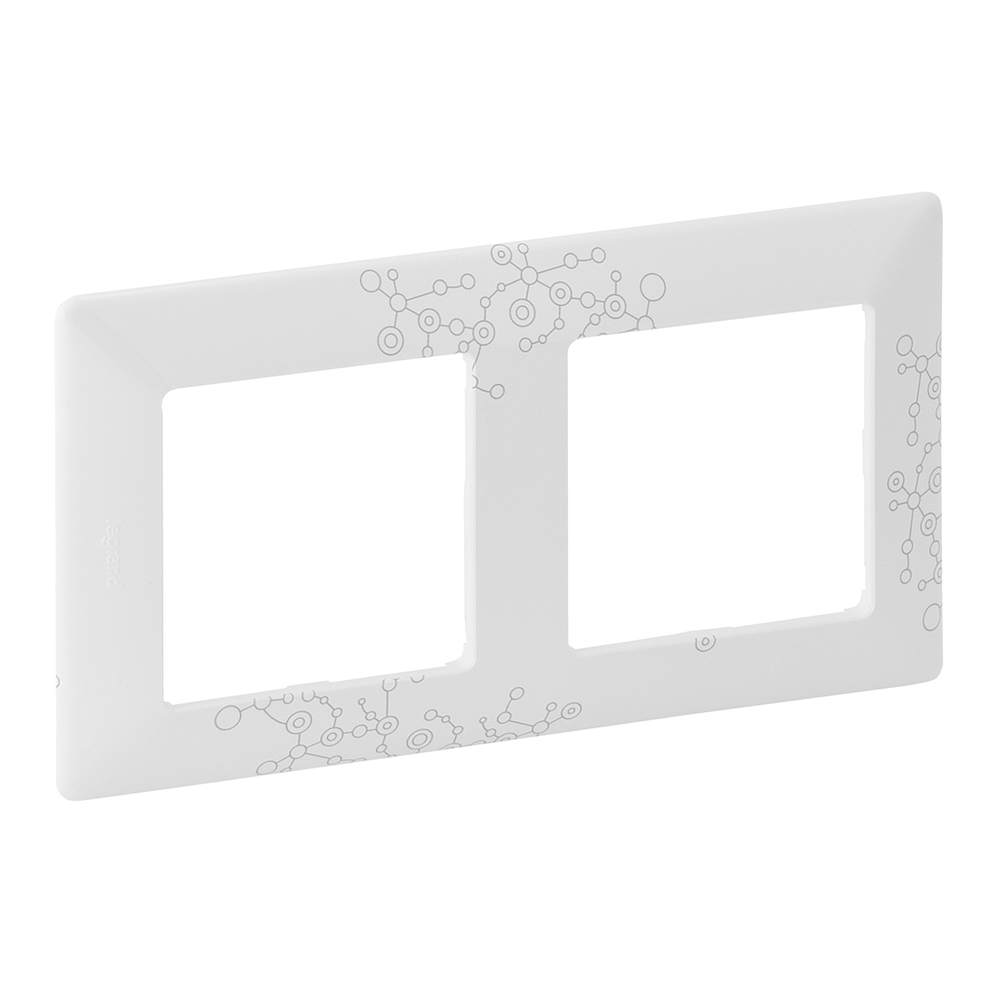 LEGRAND 754122 Рамка 2 поста, эл грей, Valena Life