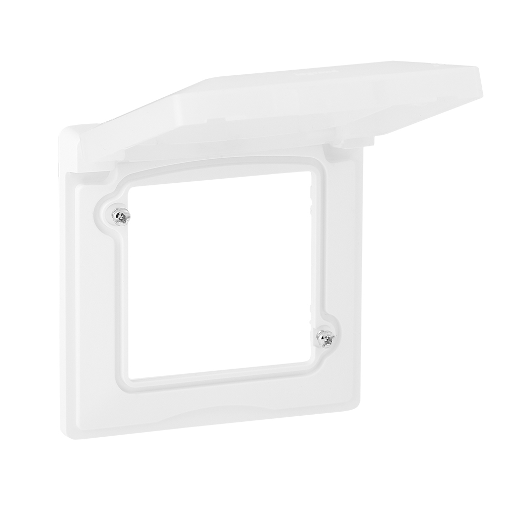 LEGRAND 754021 Рамка 1 пост, с откидной крышкой, IP44, белая, Valena Life