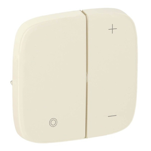LEGRAND 752086 Лицевая панель для кнопочного светорегулятора 752062/752067, слоновая кость, Valena Allure