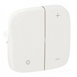 LEGRAND 752085 Лицевая панель для кнопочного светорегулятора 752062/752067, белая, Valena Allure
