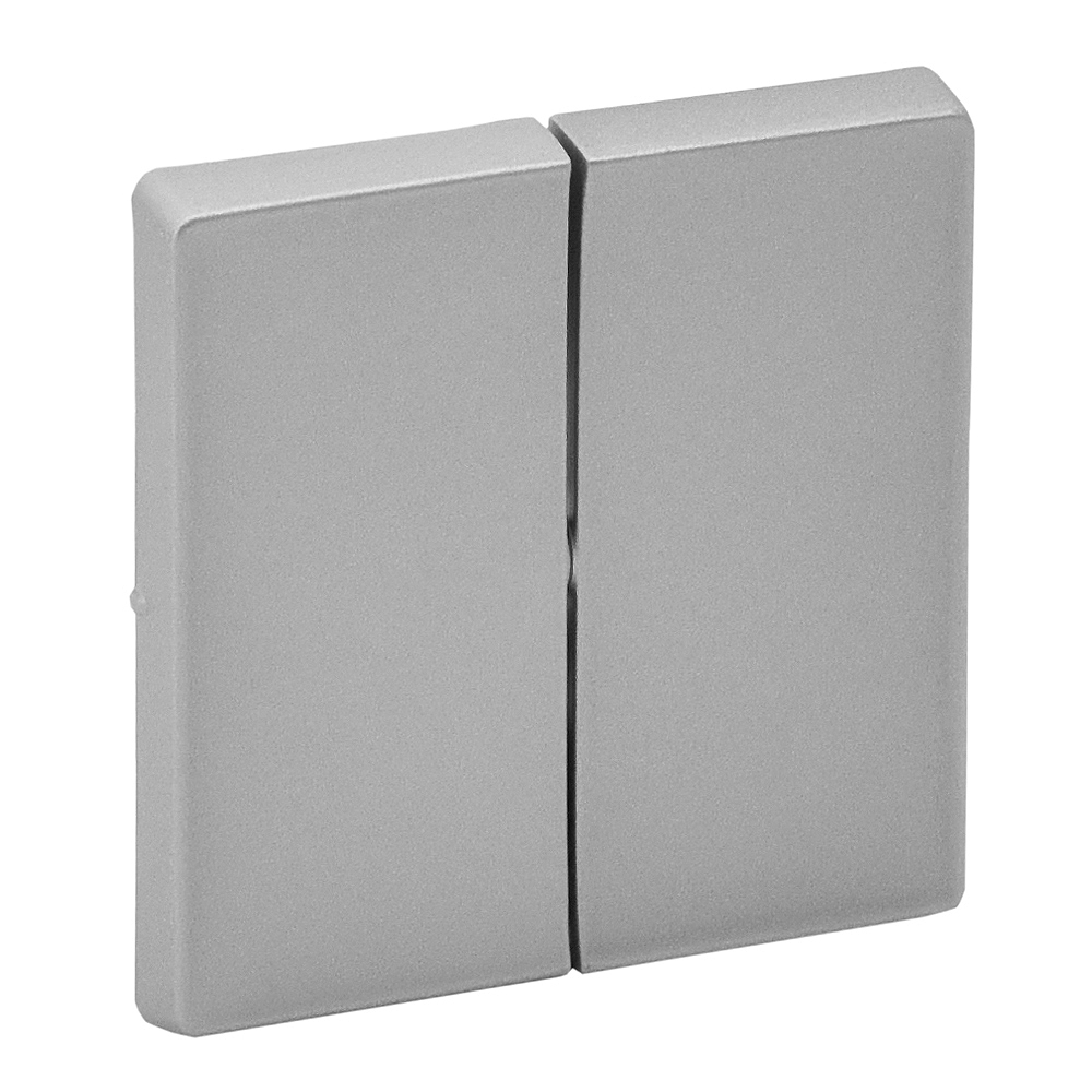 LEGRAND 755022 Лицевая панель для выключателей и переключателей 752005/752018/752028, алюминий, Valena Life