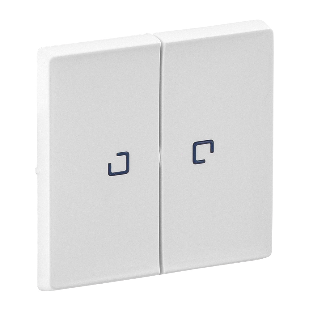 LEGRAND 755220 Лицевая панель для выключателей и переключателей 752005/752018/752028 с подсветкой, белая, Valena Life