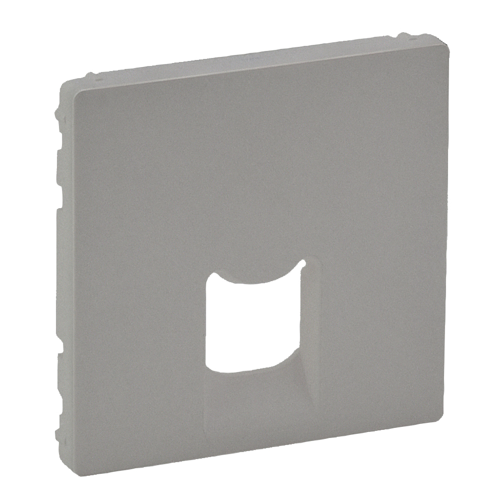 LEGRAND 755412 Лицевая панель для розеток RJ45 и RJ11, алюминий, Valena Life