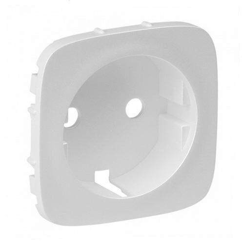 LEGRAND 755209 Лицевая панель для розеток 2К+З 753021/753025/753029/753030, жемчуг, Valena Allure