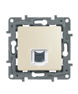 LEGRAND 672340 Модуль розетки телефонный RJ11, слоновая кость, ETIKA