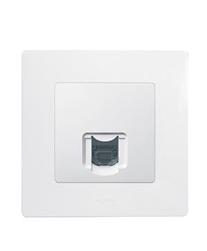 LEGRAND 672241 Модуль розетки информационный RJ45, категория 5 UTP, белый, ETIKA