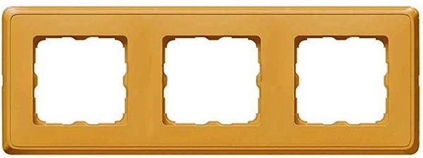 LEGRAND 773663 Рамка 3 поста, матовое золото, Cariva