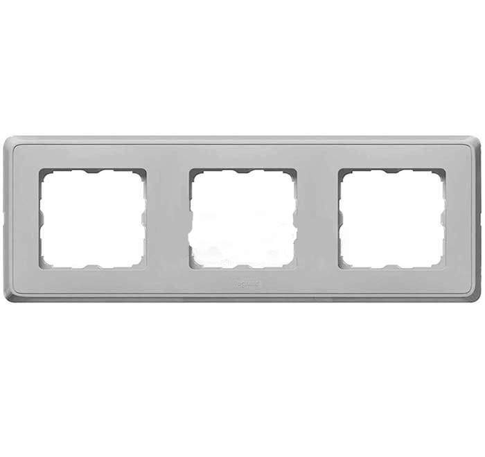 LEGRAND 773673 Рамка 3 поста, алюминиевая, Cariva