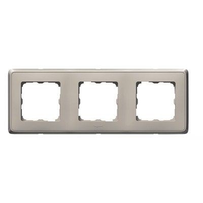 LEGRAND 773683 Рамка 3 поста, песочная, Cariva