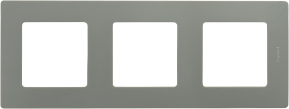 LEGRAND 672523 Рамка 3 поста, светлая галька, ETIKA