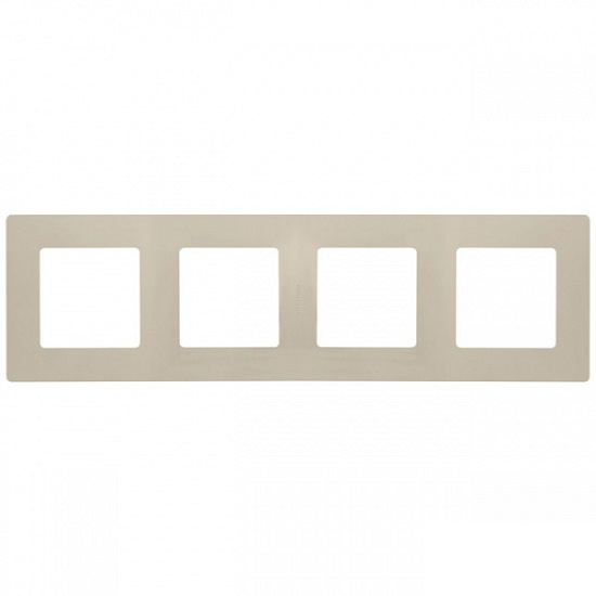 LEGRAND 672514 Рамка 4 поста, слоновая кость, ETIKA