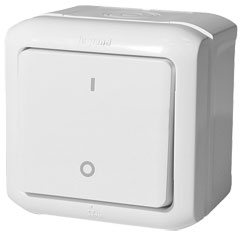 LEGRAND 782309 Выключатель двухполюсный, белый, Quteo