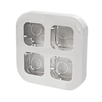 LEGRAND 782294 Блок установочный, 4П, накладной монтаж, белый, Quteo