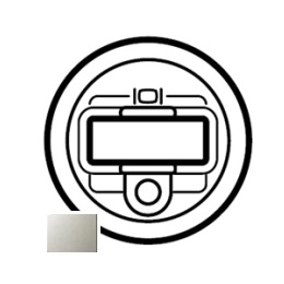 LEGRAND 068519 Лицевая панель для розетки аудио/видео HD15 + Jack 3,5 мм, титан, Celiane
