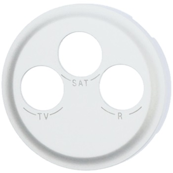 LEGRAND 068285 Лицевая панель для телевизионных TV-FM-SAT розеток, белая, Celiane
