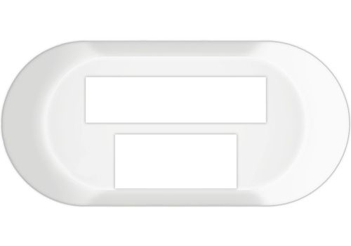 LEGRAND 068254 Лицевая панель для коммутатора на 6 портов RJ 45 Ethernet 10/100 base T, белая, Celiane