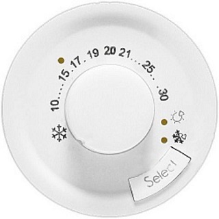 LEGRAND 068240 Лицевая панель для комнатного термостата, белая, Celiane