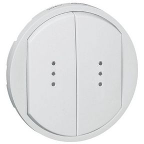 LEGRAND 068004 Лицевая панель на выключатель/переключатель, белая, Celiane