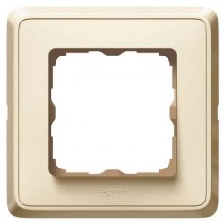 LEGRAND 773760 Рамка 1 пост, слоновая кость, Cariva