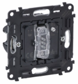 LEGRAND 752061 Механизм выключателя с задержкой отключения, без нейтрали, винтовые зажимы, без лицевой панели, 10АХ, 250В, Valena InMatic