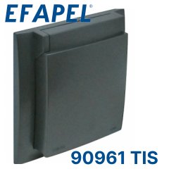 Efapel 90961 TIS Влагозащищенная рамка IP44, серый