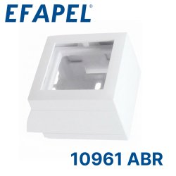 10961 ABR EFAPEL Накладной адаптер под модули 45х45 для короба 12х710961 ABR фото