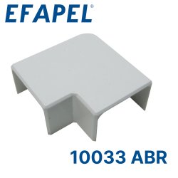 Плоский угол для миниканала 20х12,5 Efapel