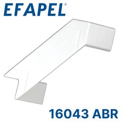 16043 ABR EFAPEL Плоский угол для короба 185х50