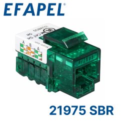 21975 SBR EFAPEL Разъем RJ45 кат. 5е UTP (21975)