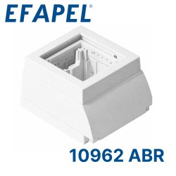 Накладной адаптер под модули 45х45 для короба 16х10 Efapel