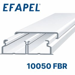 Миниканал 40х12,5 с 1-й перегородкой с самоклеющейся пленкой Efapel