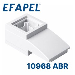 Накладной адаптер под модули 45х45 для короба 75х20  Efapel