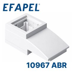 Накладной адаптер под модули 45х45 для короба 60х16 Efapel
